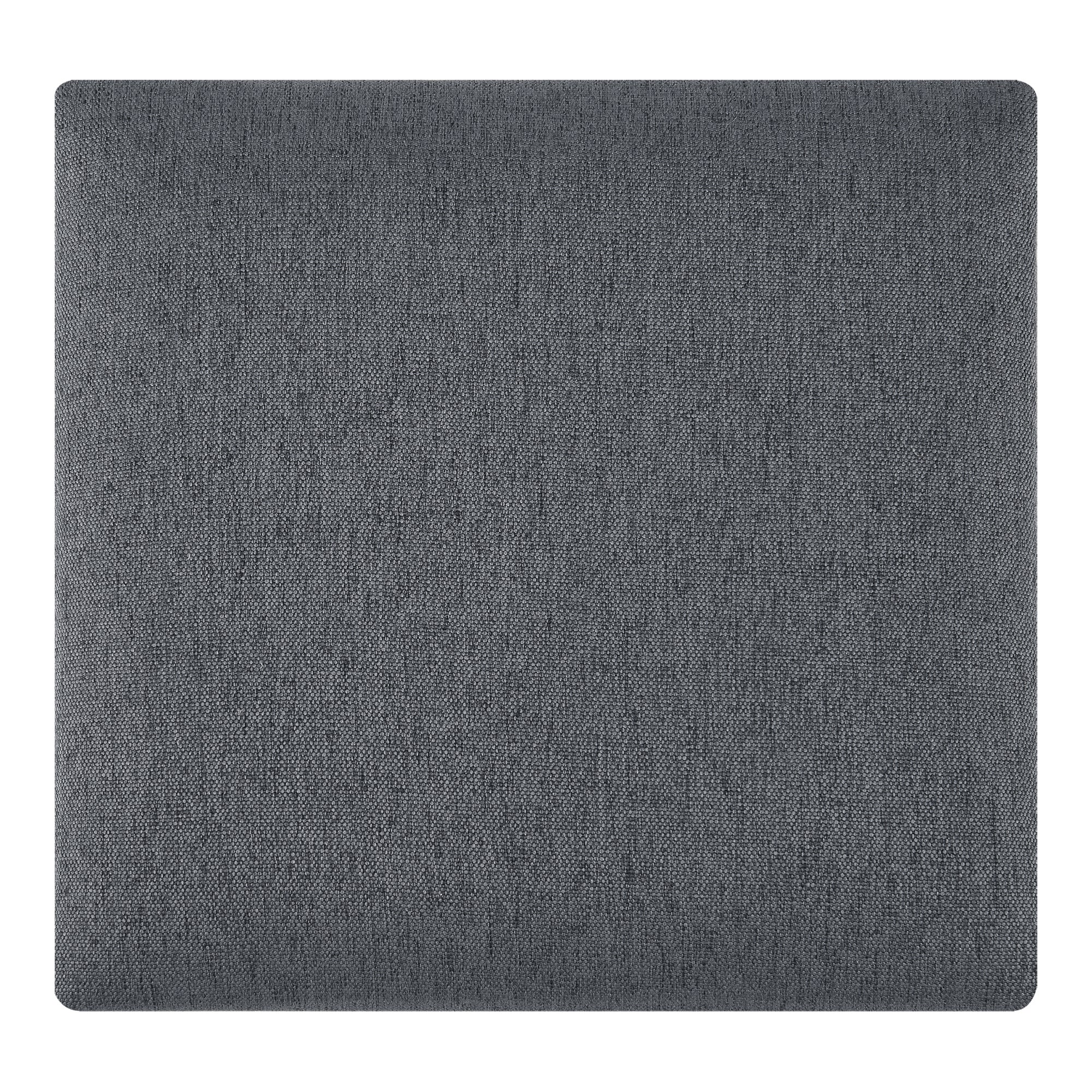 Conjunto de 4 painéis de parede acolchoados Carpino têxtil 30x30cm - Cinzento escuro [neu.haus] - 5