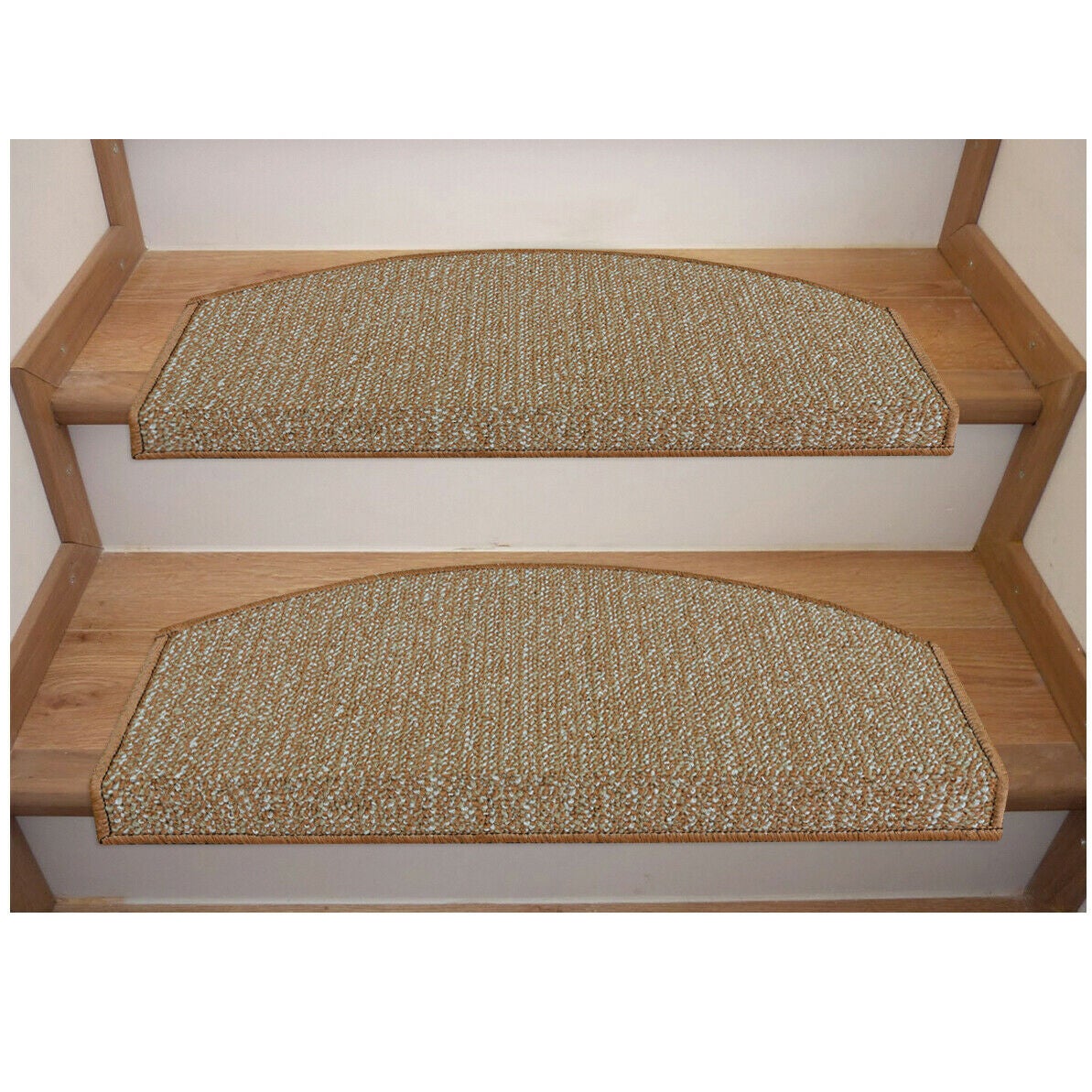 Tapis Adhésive Antidérapant Couverture de Marche De Échelle Beige - 3