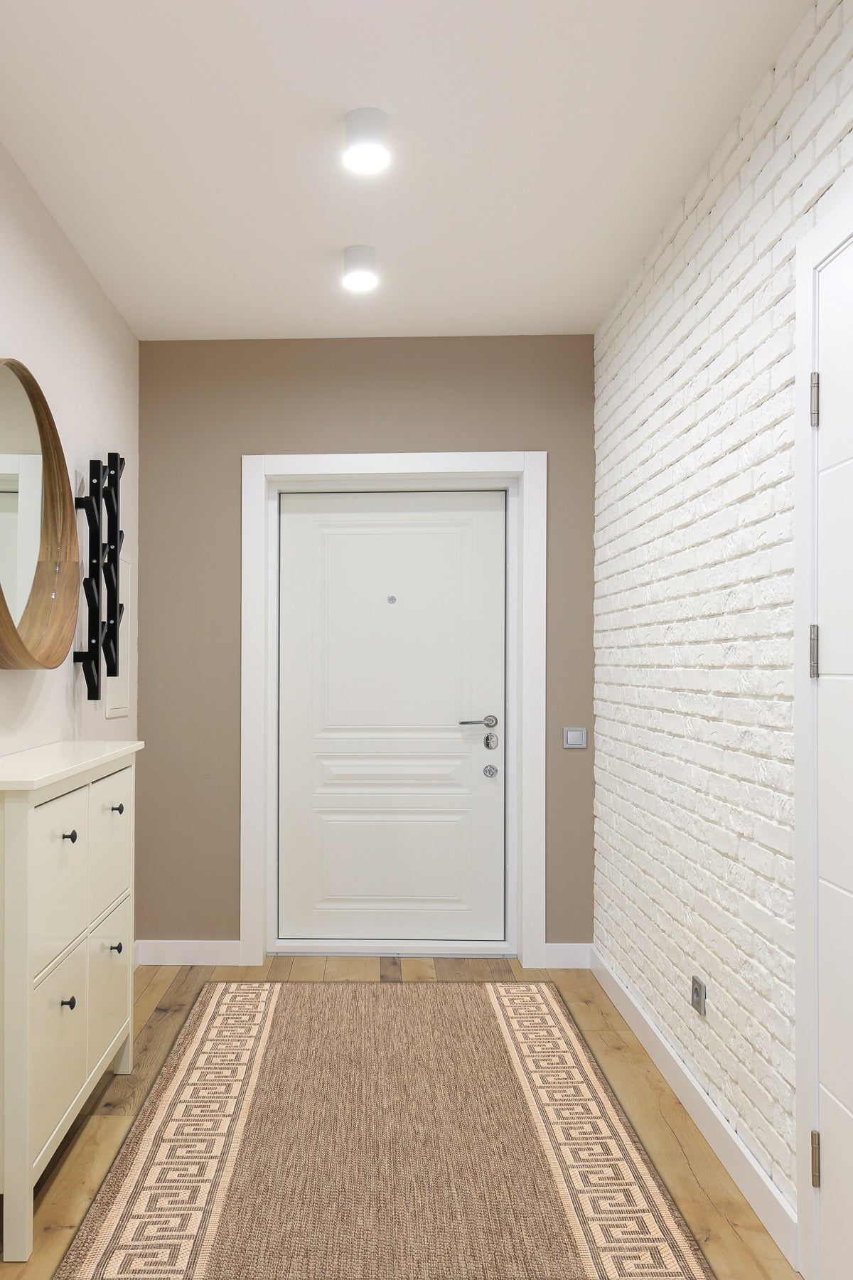 PASSATOIA SIZAL FLOORLUX disegno 20014 coffe / mais 70 cm 70x900 cm - 3