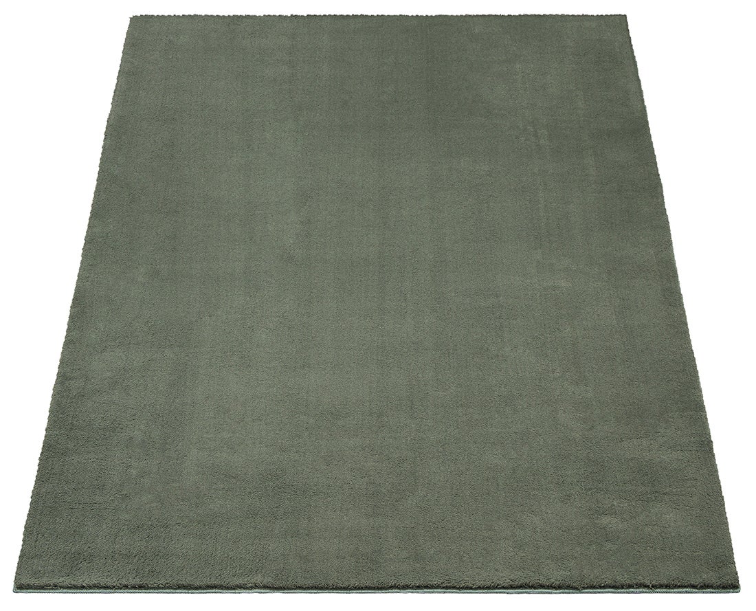 the carpet Relax tapis moelleux à poils courts, dessous antidérapant, lavable à 30 degrés, super soft, aspect fourrure, Forêt, 120 x 160 cm - 3