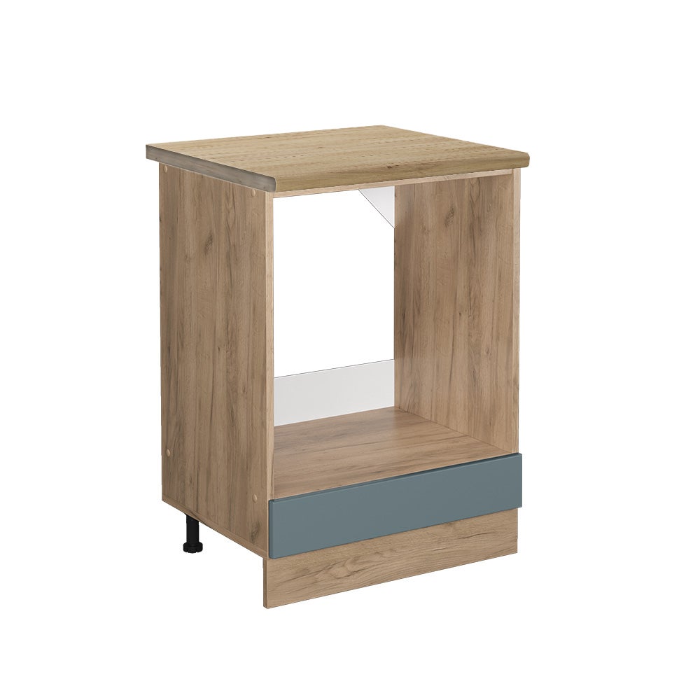 Vicco Szafka kuchenna R-Line, Niebiesko-szary, 60 cm , BP Dąb