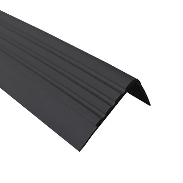 QUEST Profil schodowy PCV 30x27mm, 1.5m, antypoślizgowy nosek schodowy,&amp;nbsp; RM, czarny