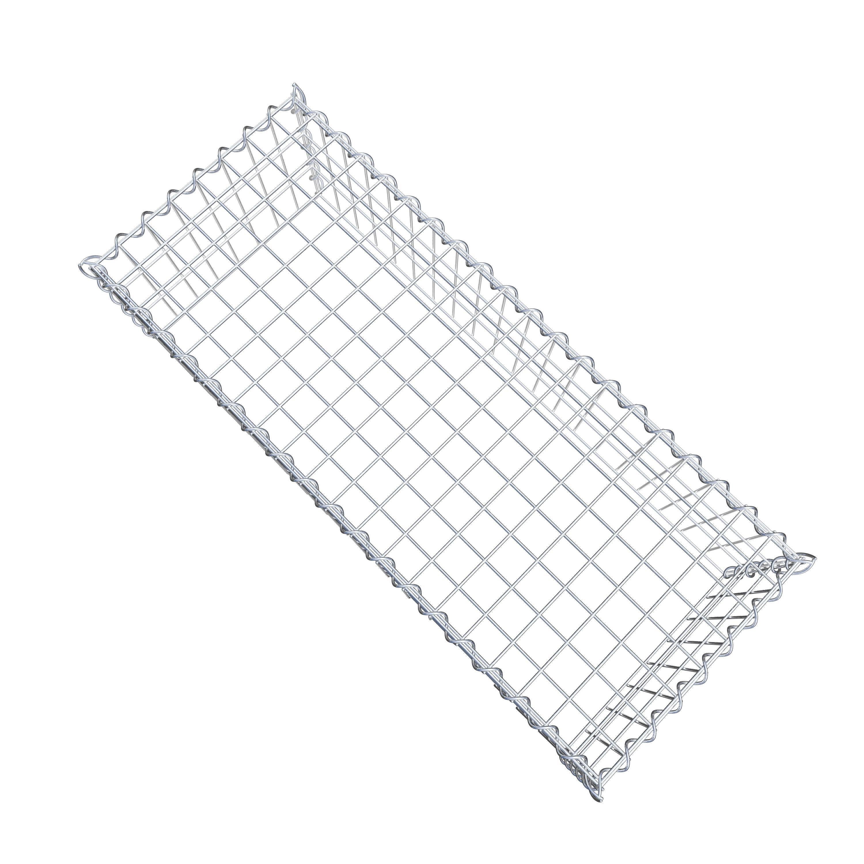 Gavión para apilar en acero galvanizado 100x30x40cm (LxAxP), malla 5 x 10cm, Espiral, sin rejilla inferior - 5