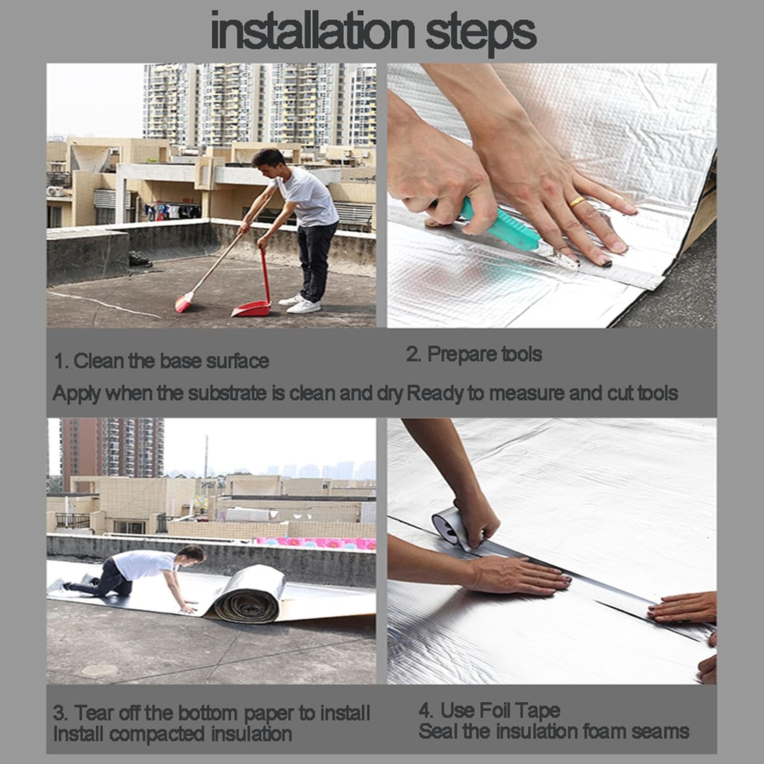 Lot de 10 coussinets d'isolation acoustique pour voiture, pour sol et toit, auto-adhésifs, à découper soi-même, 250 x 180 x 5 mm - 6