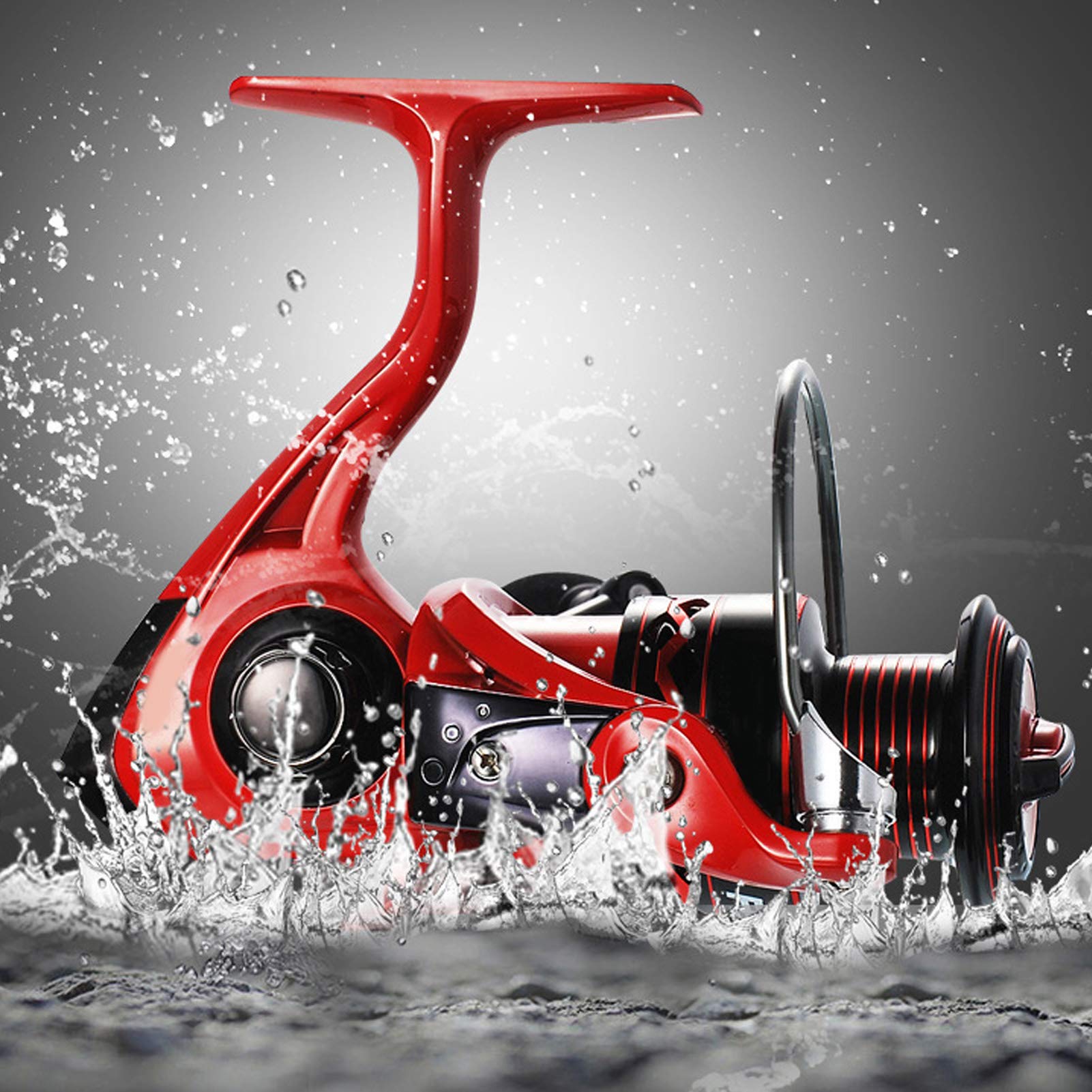 Mulinello 13+1BB 14 Cuscinetti Sinistra Destra Ruota Intercambiabile Accessorio Pesca (AST500) - 4