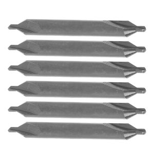 10 Forets Centraux HSS 3.5 Mm Type A – Acier Rapide Allemand, Pour Acier Et Inox, Longueur Totale 50.2 Mm