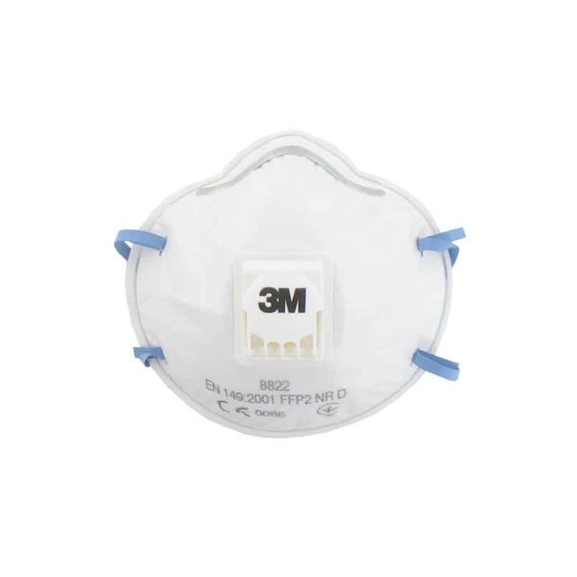 Masque 3M 8822 anti-poussière FFP2 avec soupape x 5