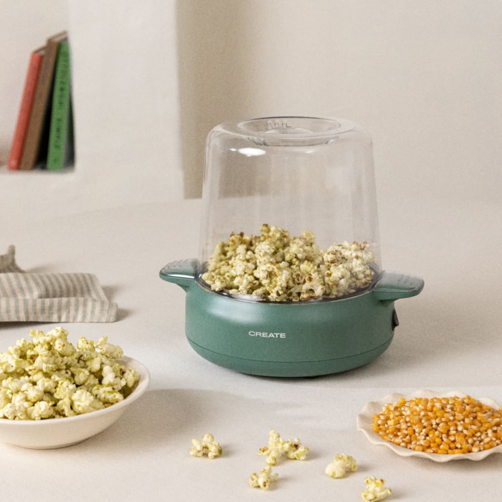 CREATE - POPCORN MAKER STUDIO - Maszyna do popcornu z topielnikiem masła - Sauge