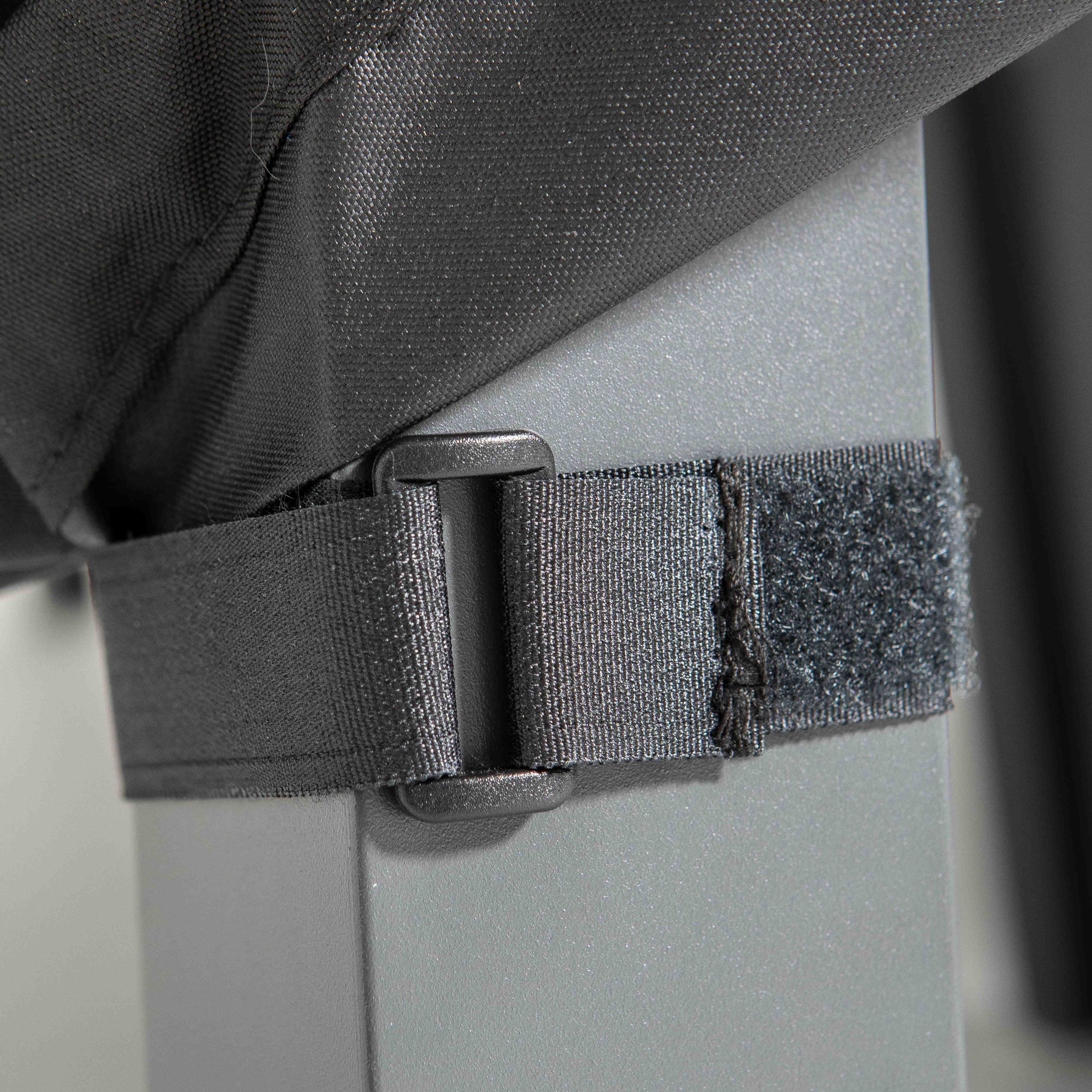 Housse de protection table Synthétique Noir RIANS ALINEA - L240 x larg130 x H60 cm - 5