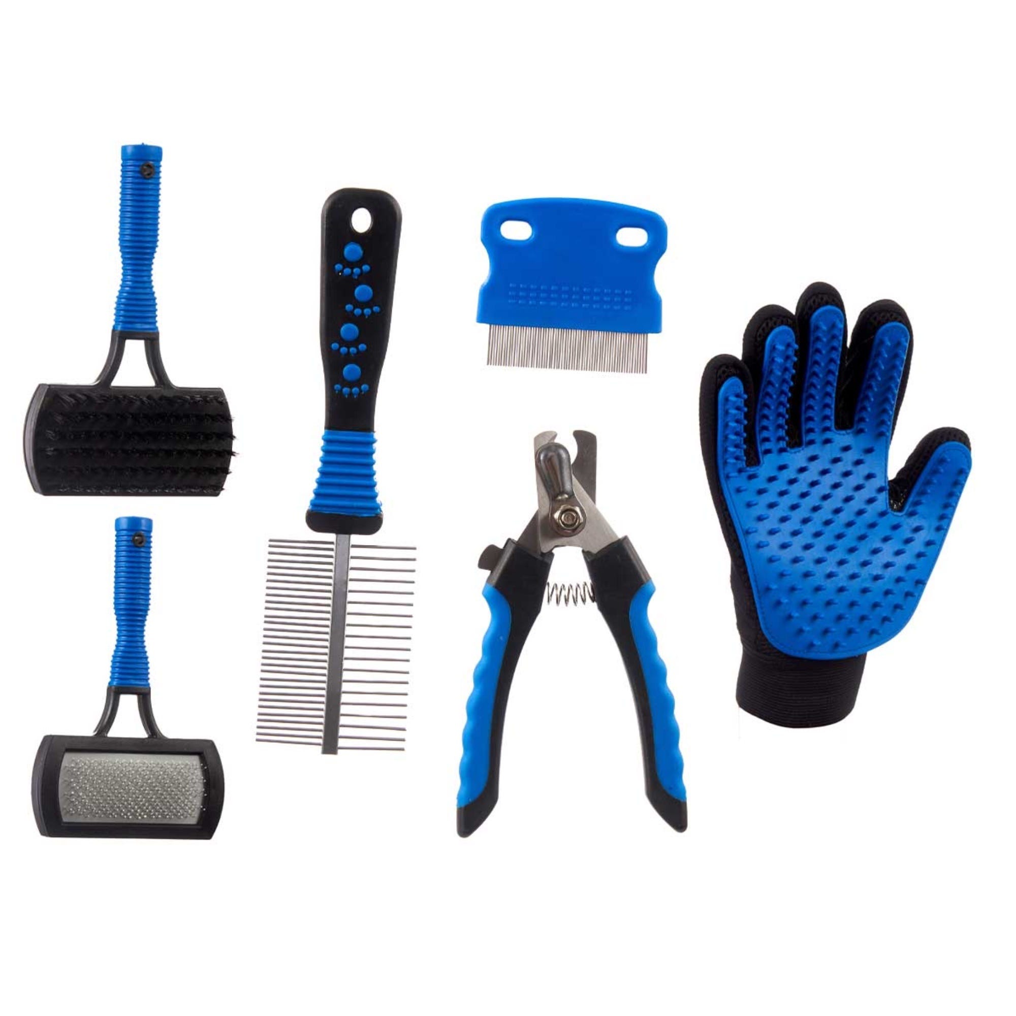 Kit de toilettage pour chat : 7 accessoires - Promotion outils de Kit de toilettage pour chat : 7 accessoires - Promotion outils de