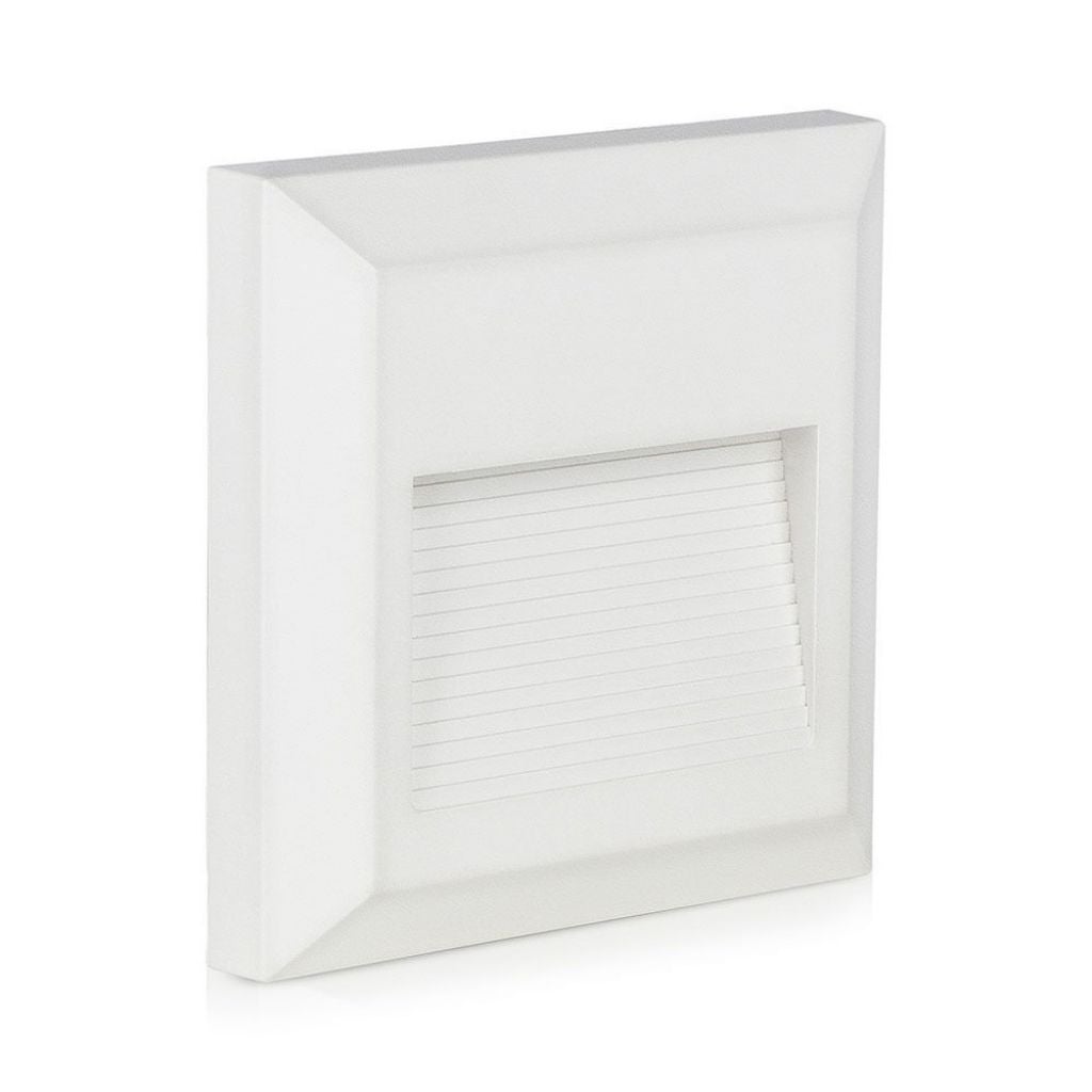 Faro Led Flood Light 100W 8700lm IP65 Slim 261X217X32mm Carcassa Bianca Luce 3800157681995