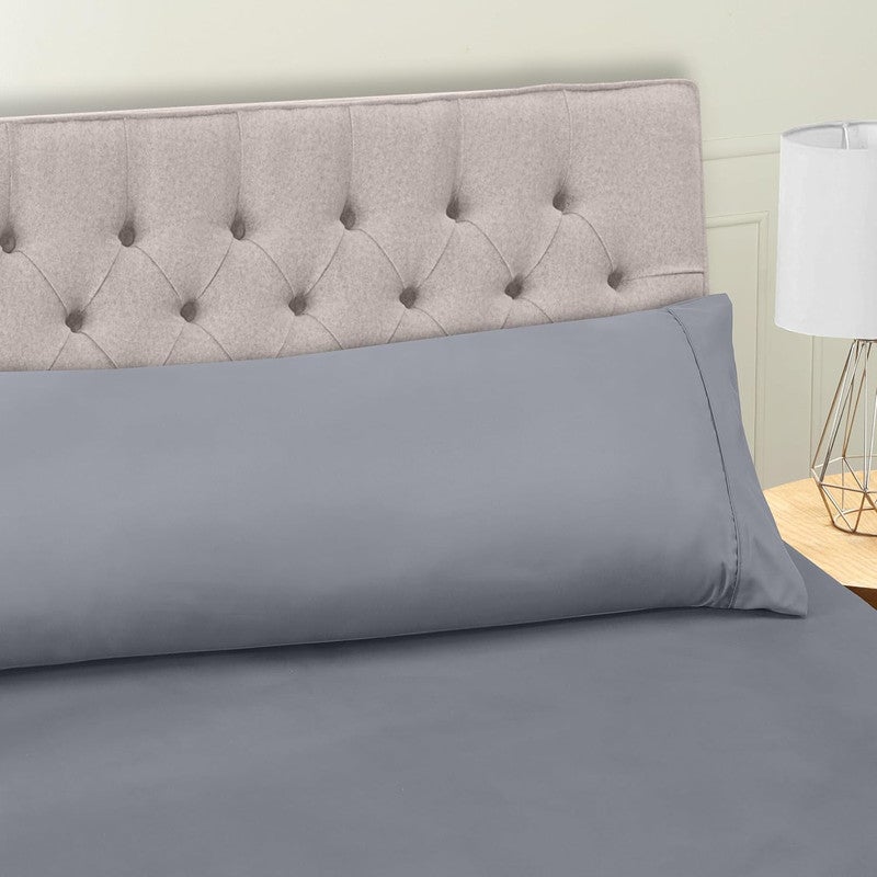 Juego de Sábanas 100% Algodón | 3 Piezas | Bajera Ajustable 30 CM | Funda Almohada Boca Abierta | Hipoalergénico, Absorbe Humedad | Gris Cama 90 - 7
