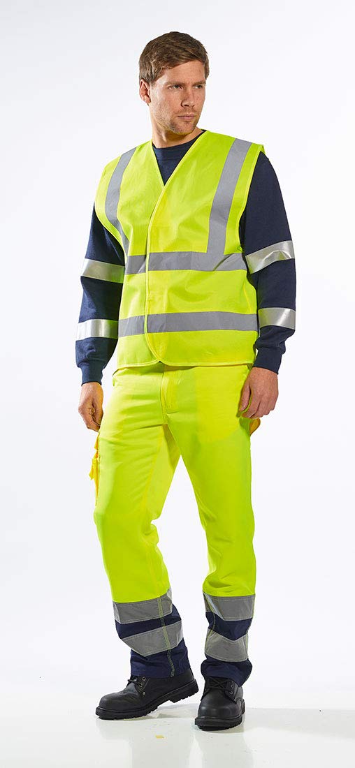 Gilet haute visibilité Portwest baudrier double ceinture Jaune 4XL - 5XXL - 5
