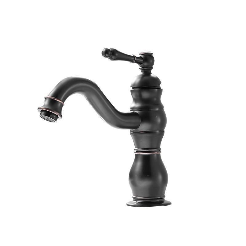 AURALUM MAX Robinet Lavabo Cascade Noir Robinet Salle Bain Mitigeur Lavabo Carré,Cascade