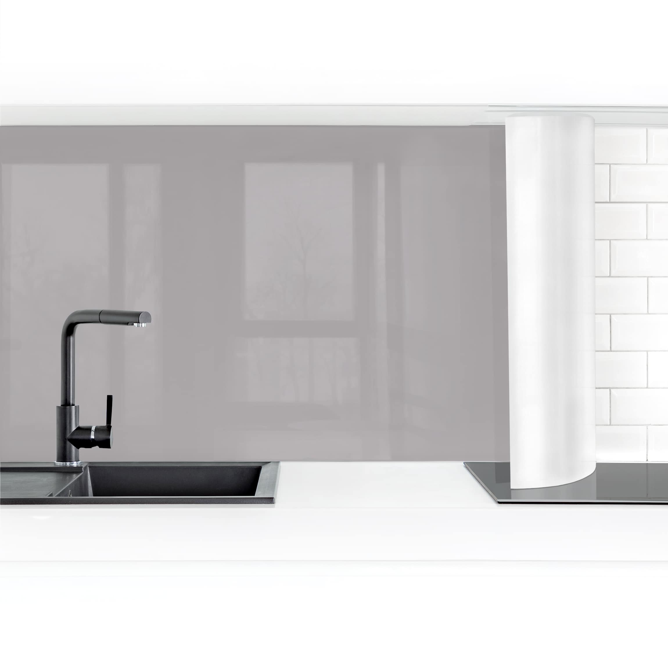 Crédence cuisine moderne crédence adhésive imperméable et résistant à l'huile autocollante sur mur et carrelage Gris agate 100 x 60 cm - 4