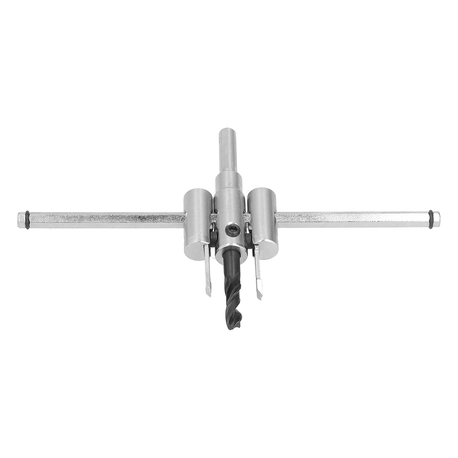 Kit de scie cloche circulaire réglable, foret à bois, coupe ronde, outils de bricolage pour le travail du bois (40-200 mm) - 4
