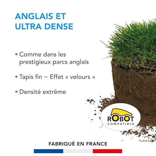 BARENBRUG - Gazon Anglais et Ultra dense - Aspect Prestigieux Parcs Anglais - Tapis Dense Effet velours - Densité Extrême - 15KG - 2