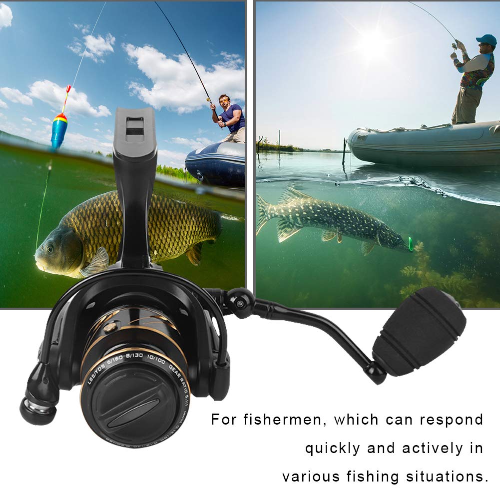 Accessorio per mulinello per attrezzi da pesca in mare con rotella per pesce in metallo di alta qualità (RT2000) - 8