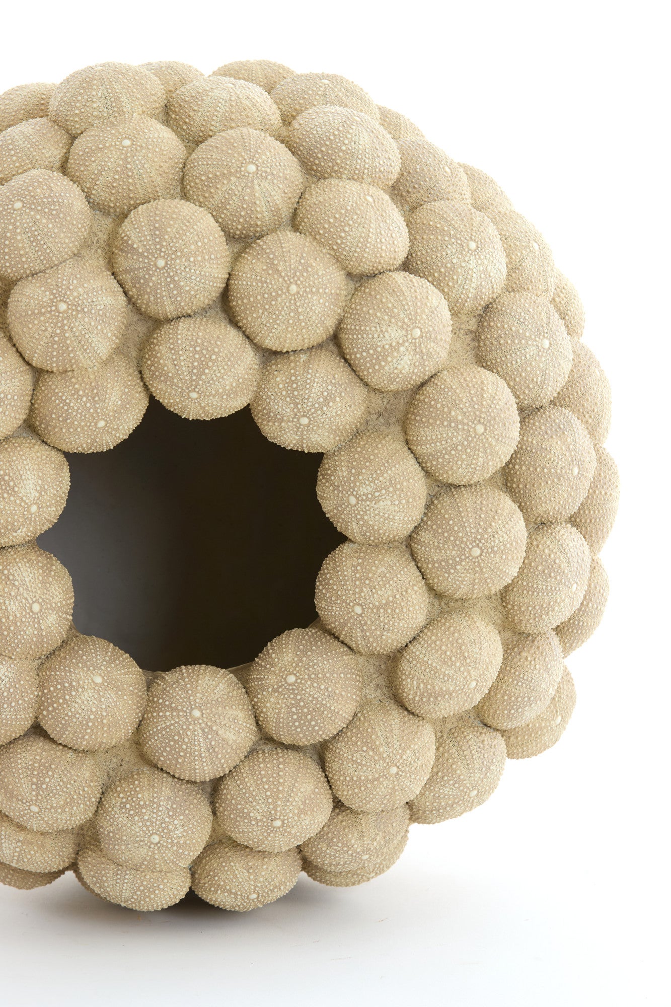 Vase Light & Living SEA URCHIN en couleur sable – Ø40x23,5 cm - 5