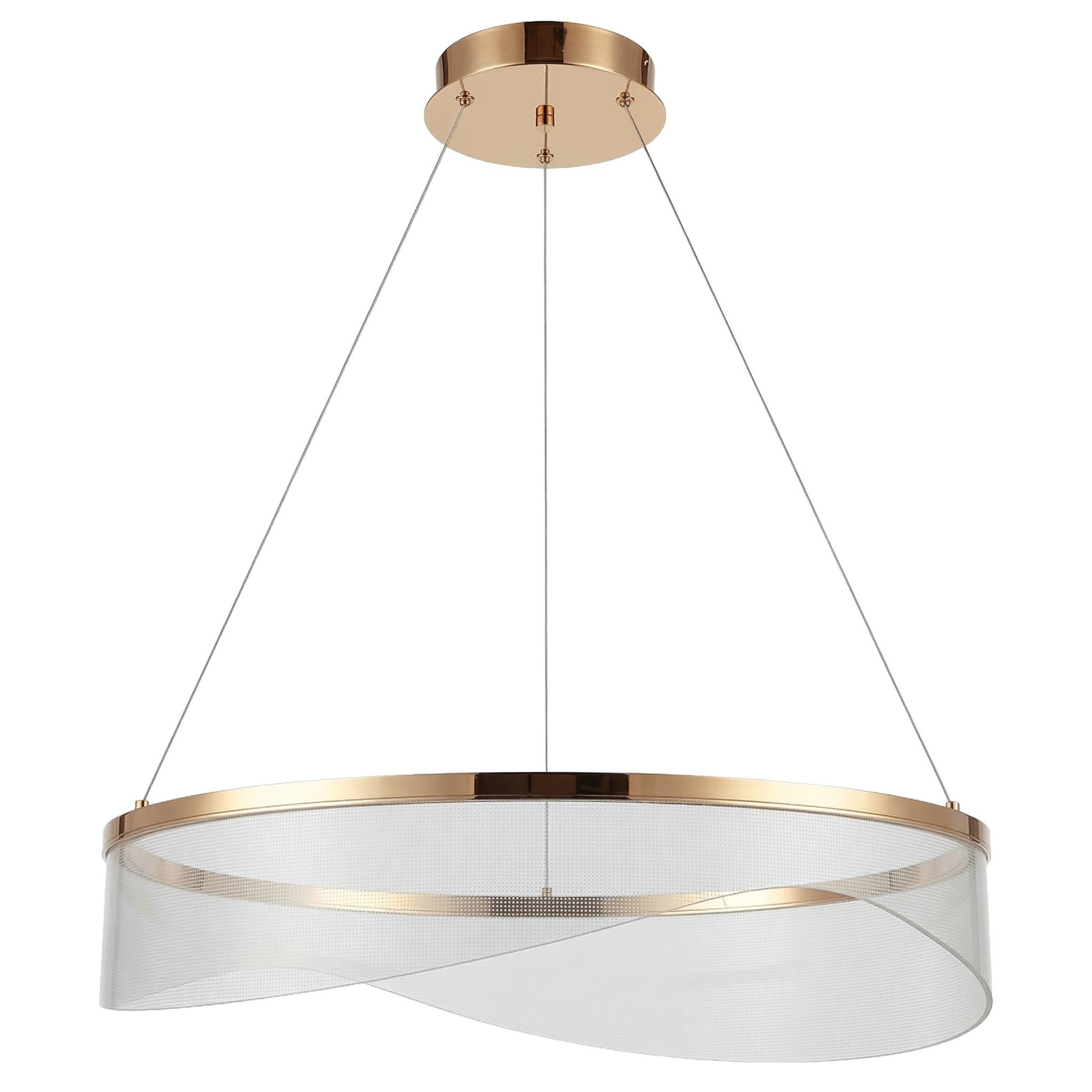 Toolight Lampă De Tavan Suspendată G144-cp 40 Gold