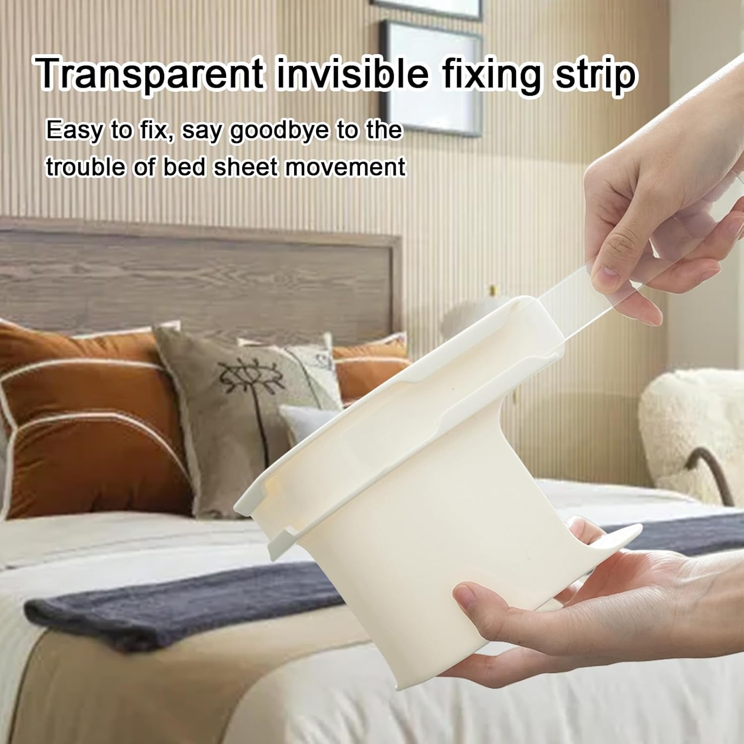 4 Attache Drap Housse, Tendeur Bloc Drap Housse Angle, Bloque Antidérapant Pince Drap Housse Matelas - 3