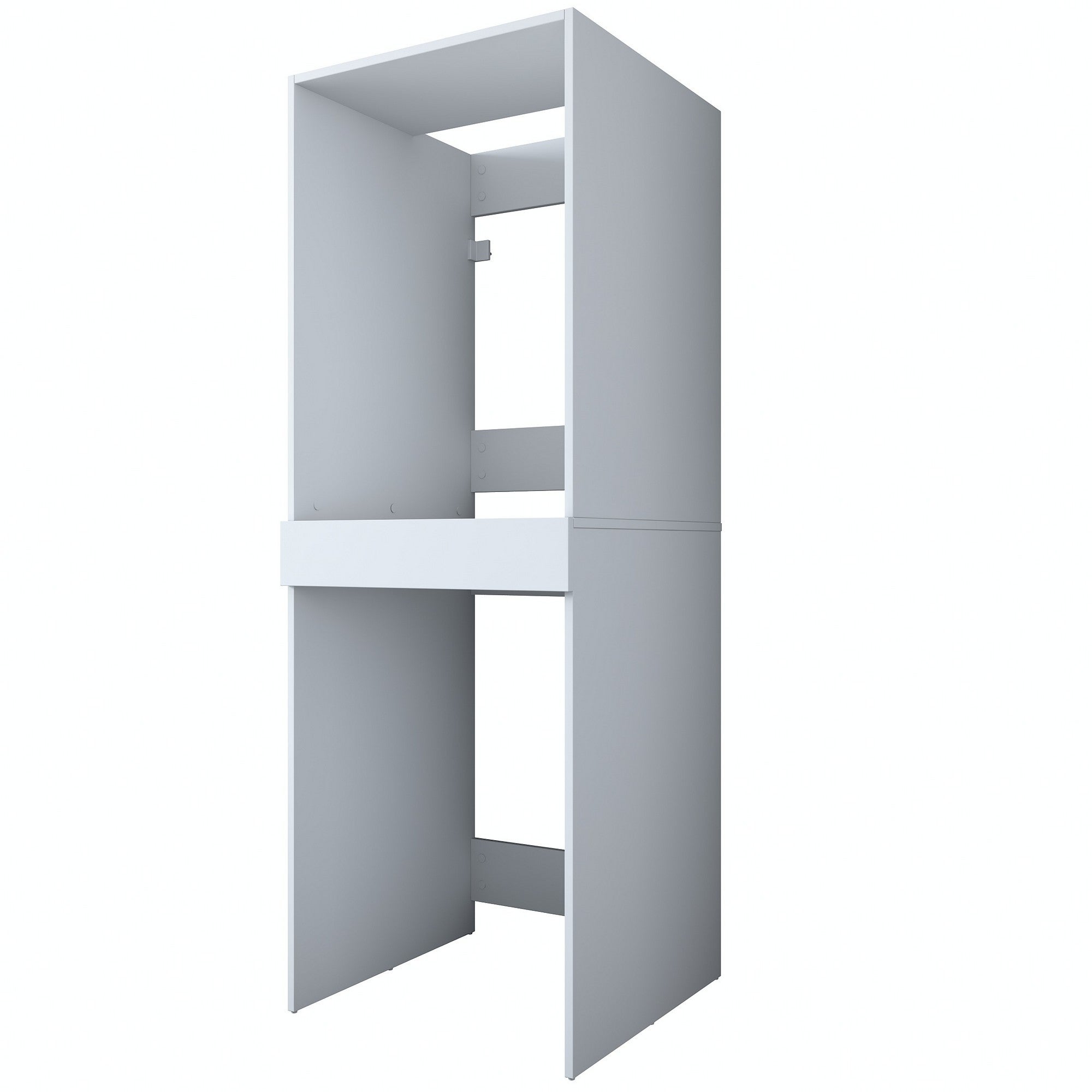 Mueble lavadora secadora KD113-3856 Blanco 66 6x189x65 cm - 8