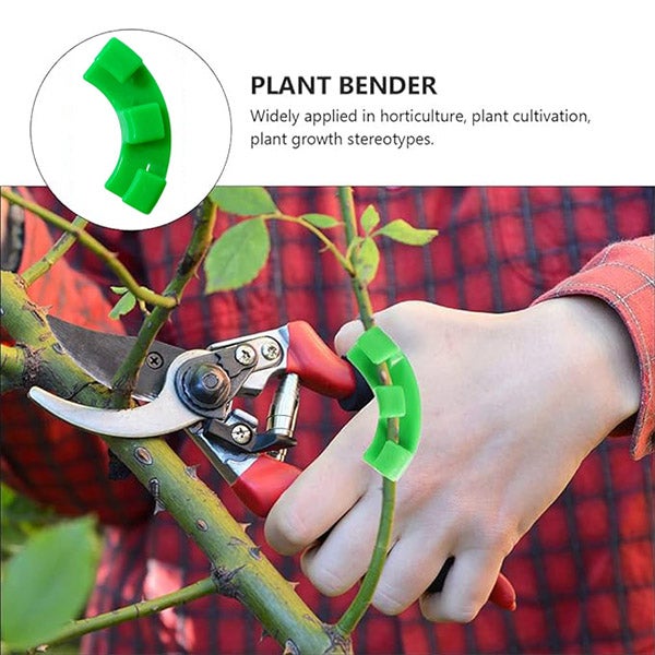 Pinces de pliage de plantes à 90 °, 20 pièces, outil de pliage de plantes, Support de vigne de légumes, Clips de Support de jardin - 3