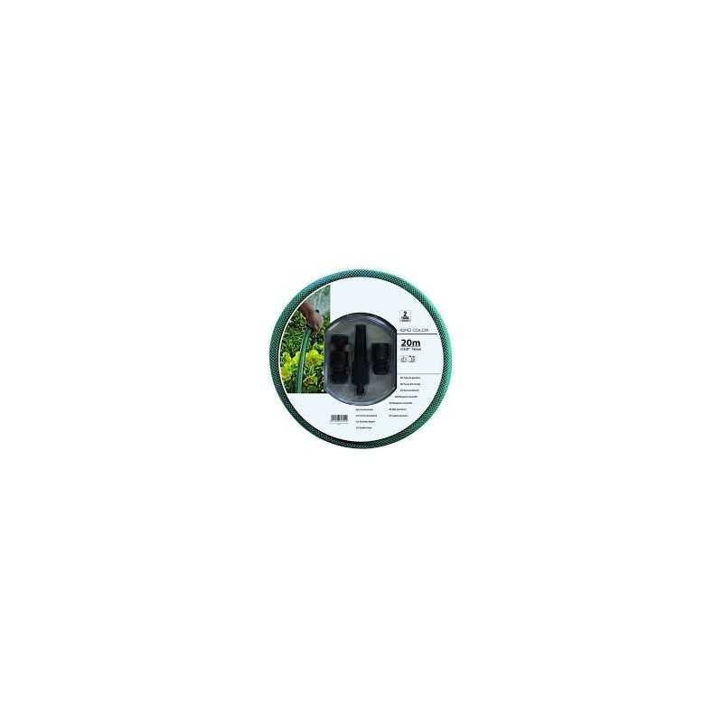 Tubo Da Giardino FITT Idro Green In PVC - Diametro 3/4 Pollici, Lunghezza 50 Metri, Resistente Alle Intemperie (-10°C A +40°C), Pressione Di Scoppio 21 Bar, Per Uso Occasionale