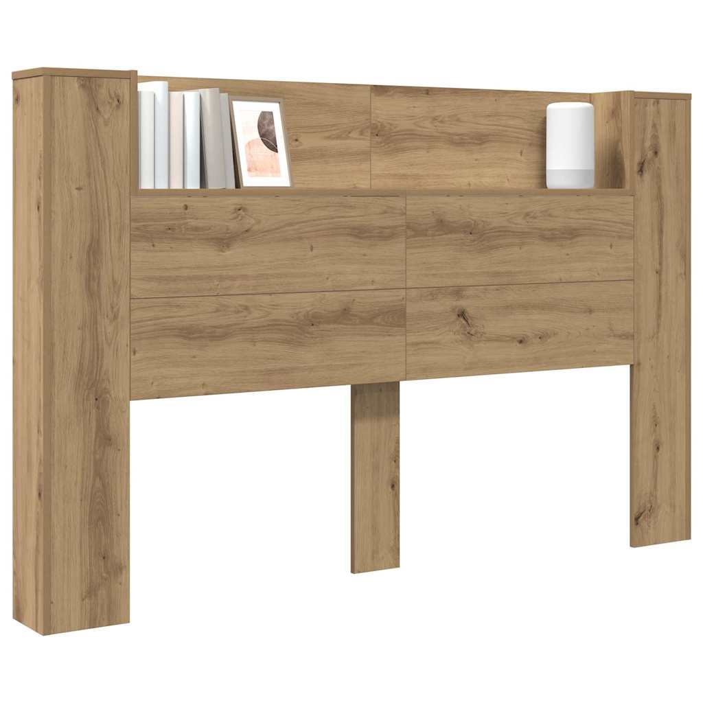 Testata del letto rovere artigianale Legno multistrato vidaXL - 3