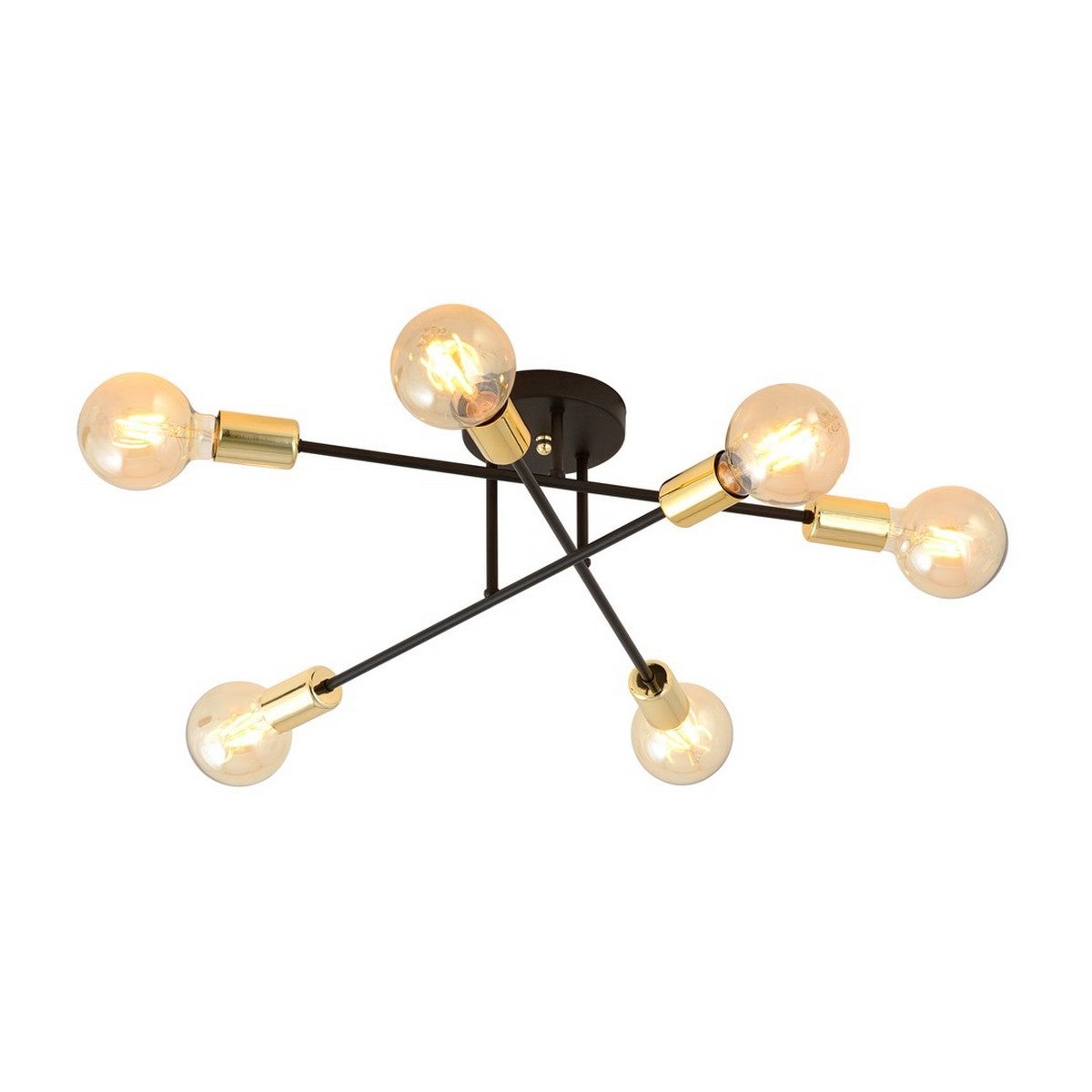 Lampada A Sospensione Eglo Perpigo - Design Nero Con Paralume Trapezoidale, Attacco GU10, 16,5 Cm