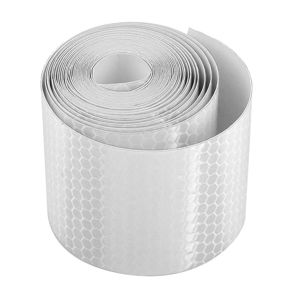 Ruban Adhésif Réfléchissant 3M - 5 Cm De Large X 3 M De Long - Film Autocollant Pour Sécurité Et Avertissement