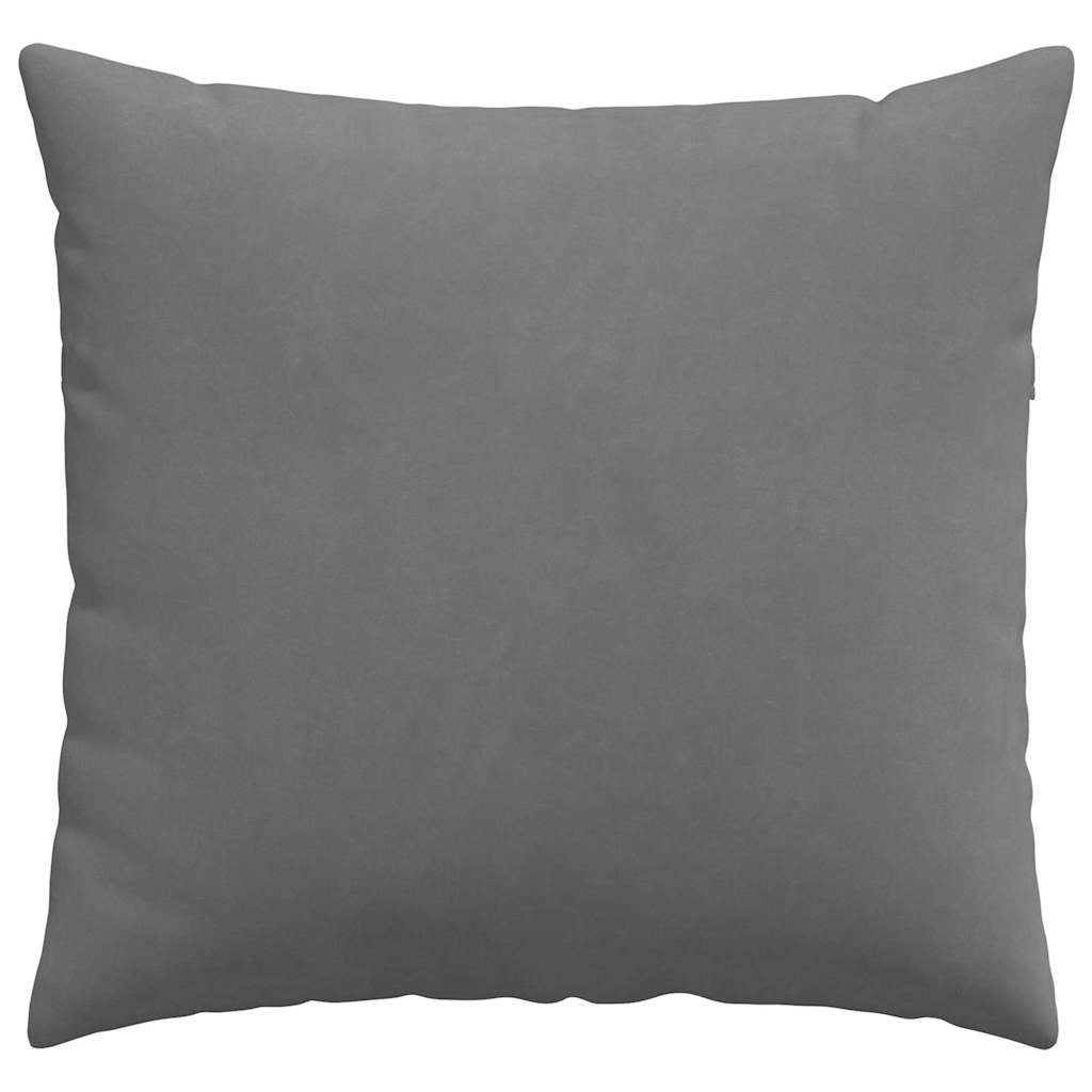 Coussins de canapé 2 pcs Gris foncé 50 x 50 cm tissu vidaXL - 6