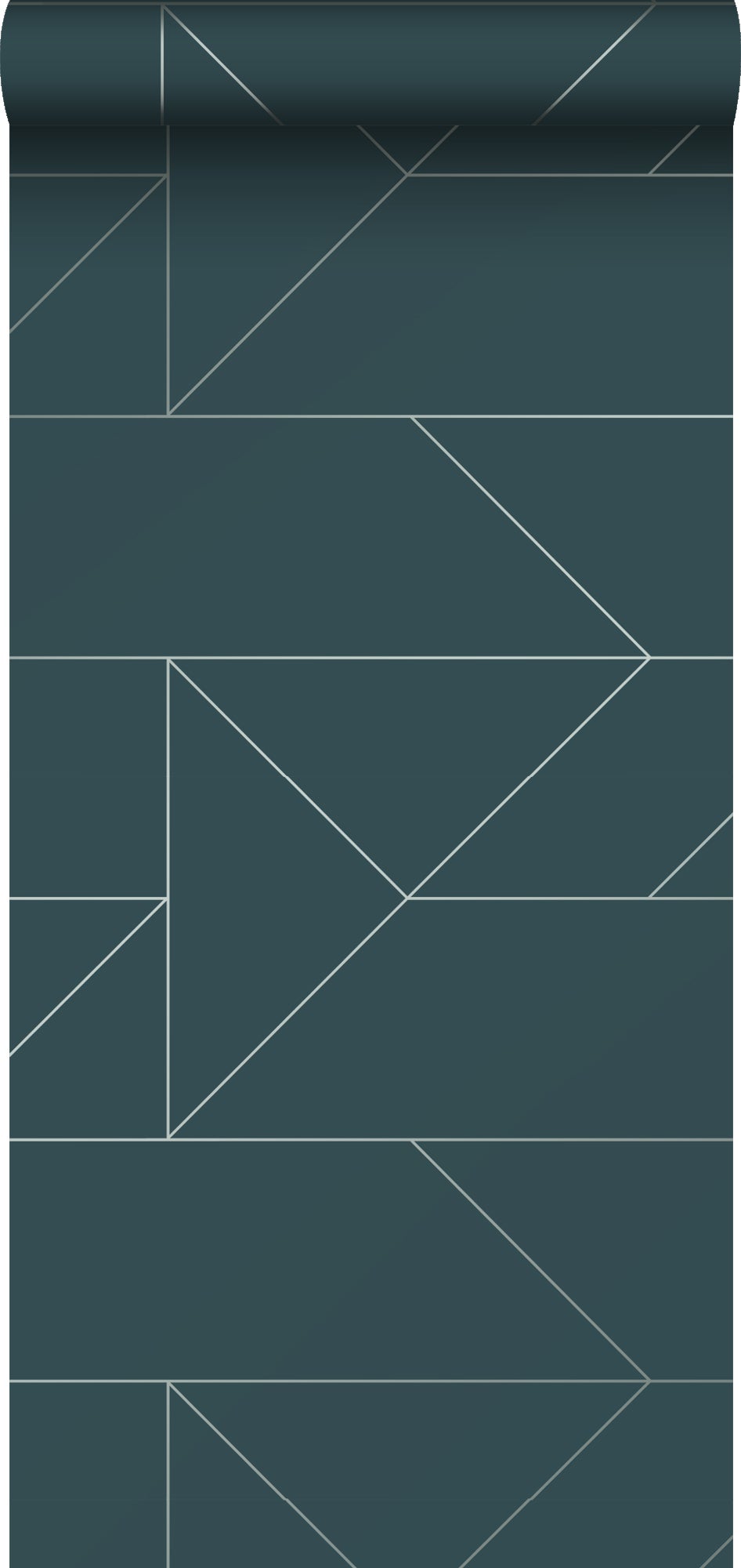 Tapeta linie graficzne ciemnoniebieskim - 53 cm x 10.05 m - ORIGIN