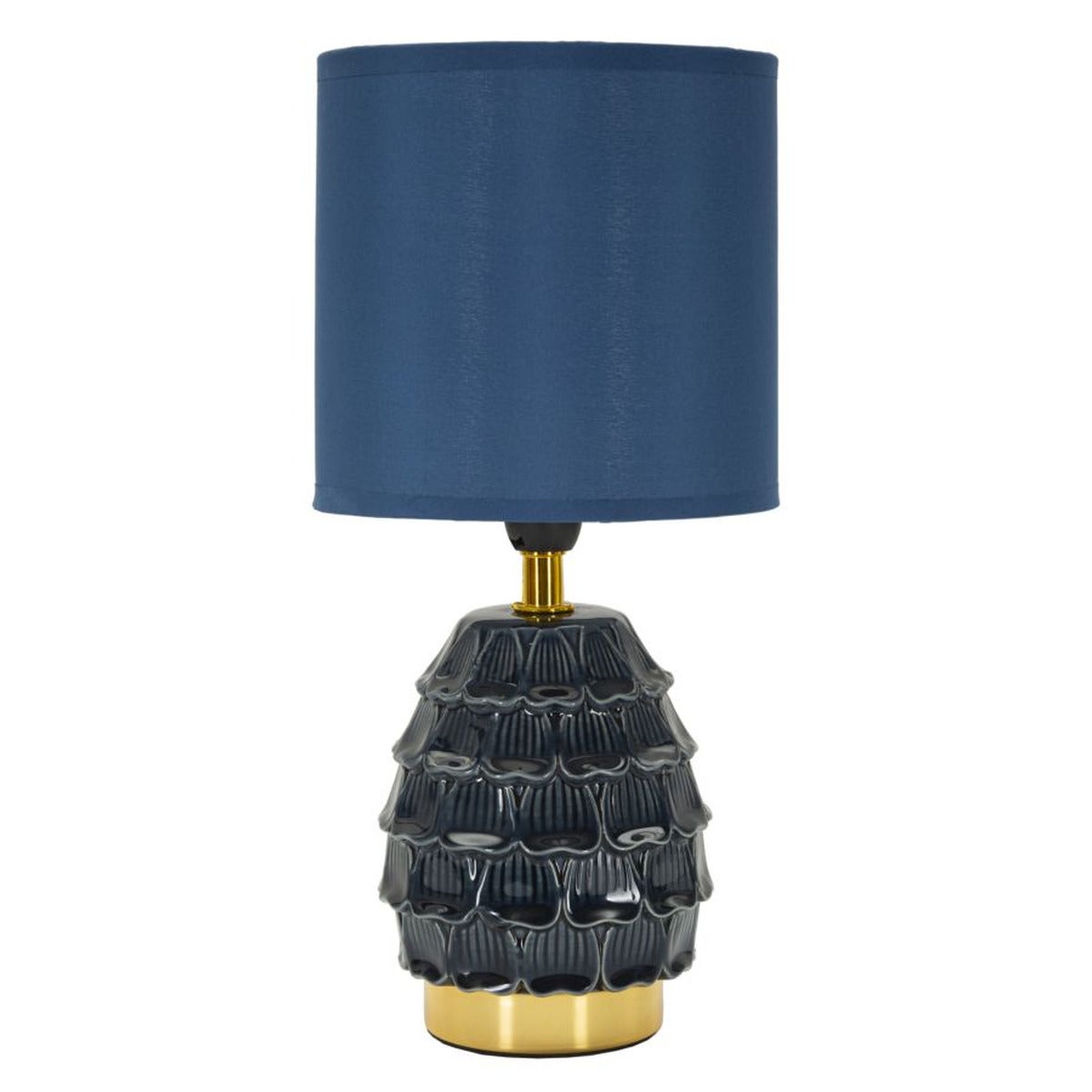 Lampa Stołowa Alvise, Ceramika, Niebieski, Seven Design