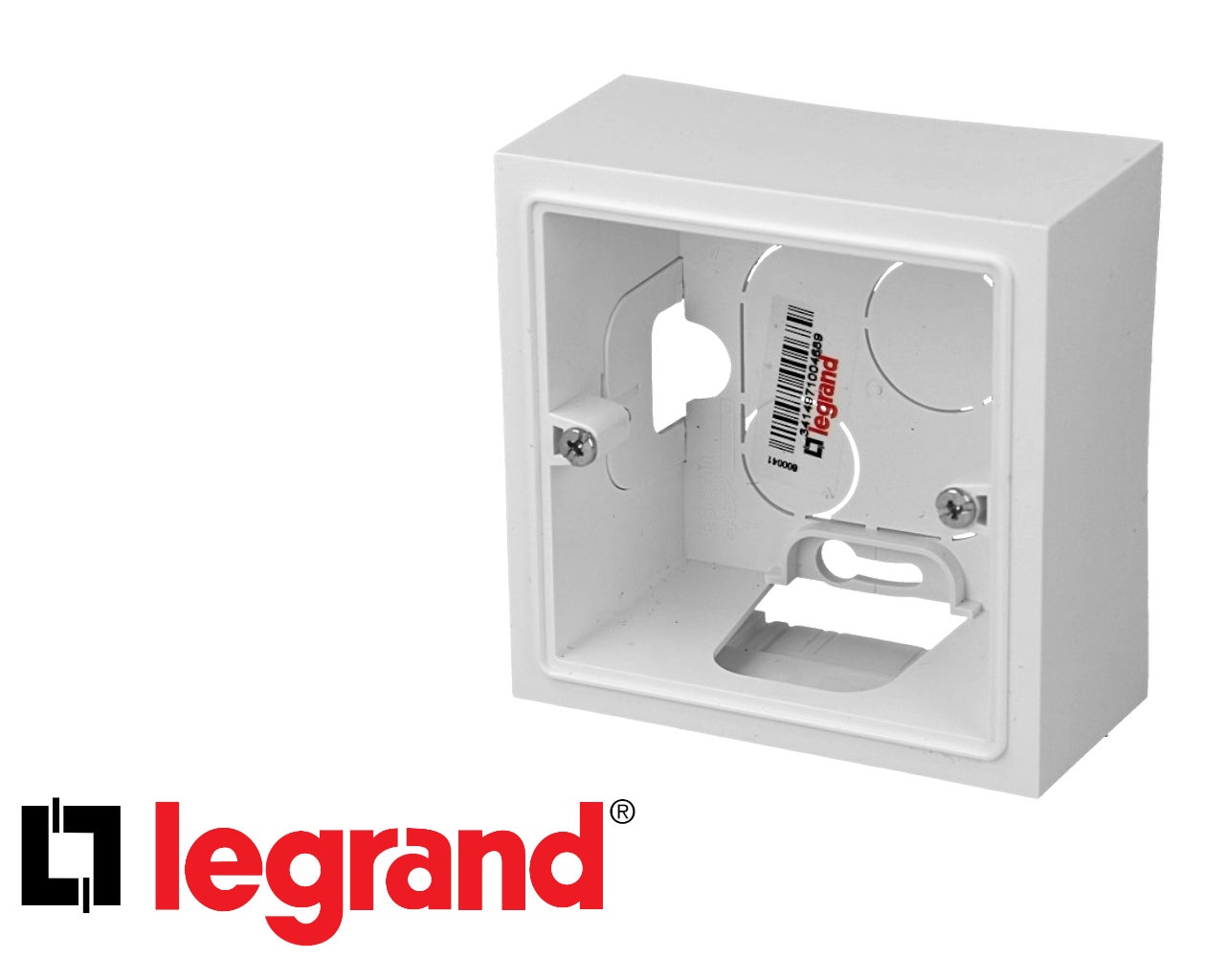 Legrand - Cadre saillie simple Dooxie blanc P40 - 1 poste - 600041 - 2