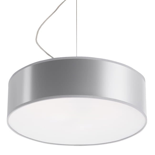 Lampa sufitowa wisząca Arena szara 2xE27x60W wym: 80 x 35 x 35 cm tworzywo sztuczne Sollux Lighting