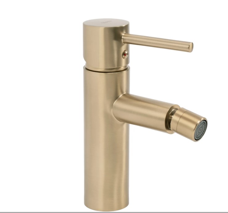 Bateria bidetowa Rea Tess złota szczotkowana