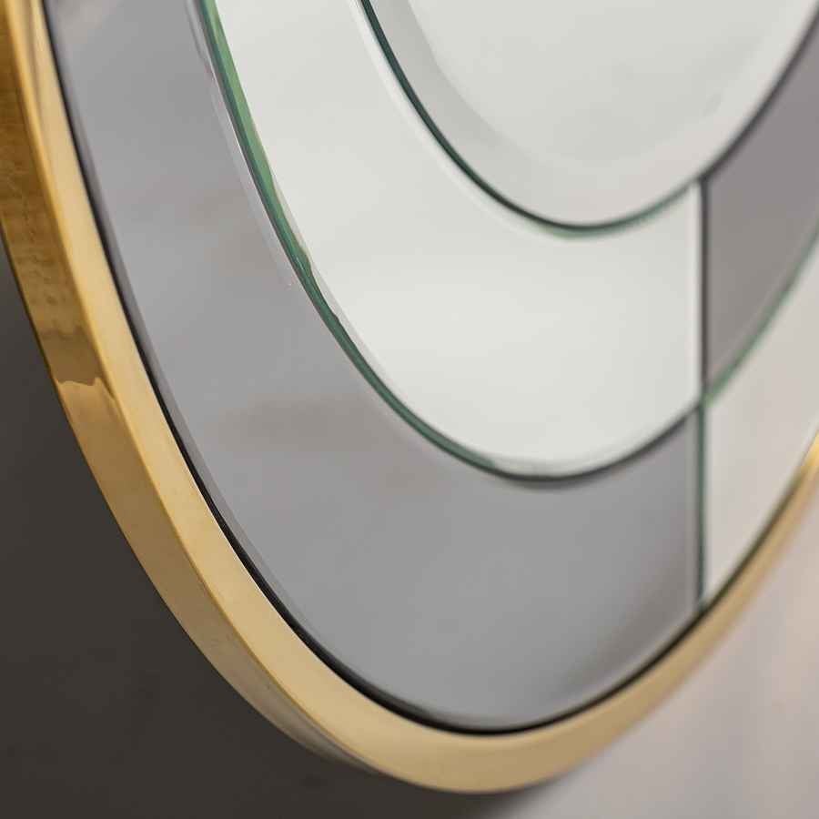 Specchio circolare modello ISABELLA con specchi a cornice Burkina - 3