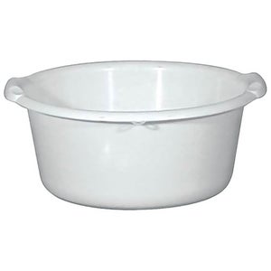 Bassine Carrée 15L Bleu Paon - Plastique Solide - Pour Ménage, Jardin Ou Stockage - Dimensions 38x38x15,5cm