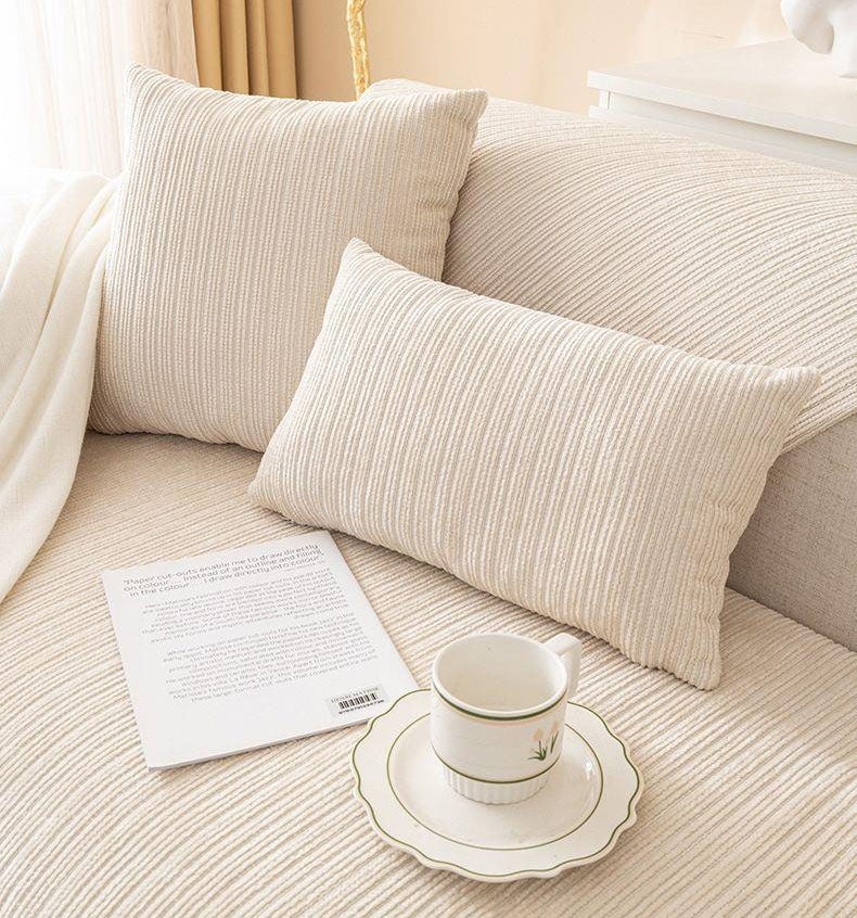 Cuscino antiscivolo per divano, cuscino di protezione per divano, antisporco, protezione antigraffio per gatti, beige, 70 x 150 cm - 8