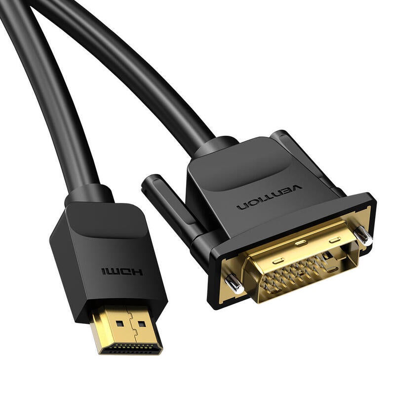 vention abfbg cavo convertitore dvi-d maschio hdmi maschio 1,5 m nero - 2