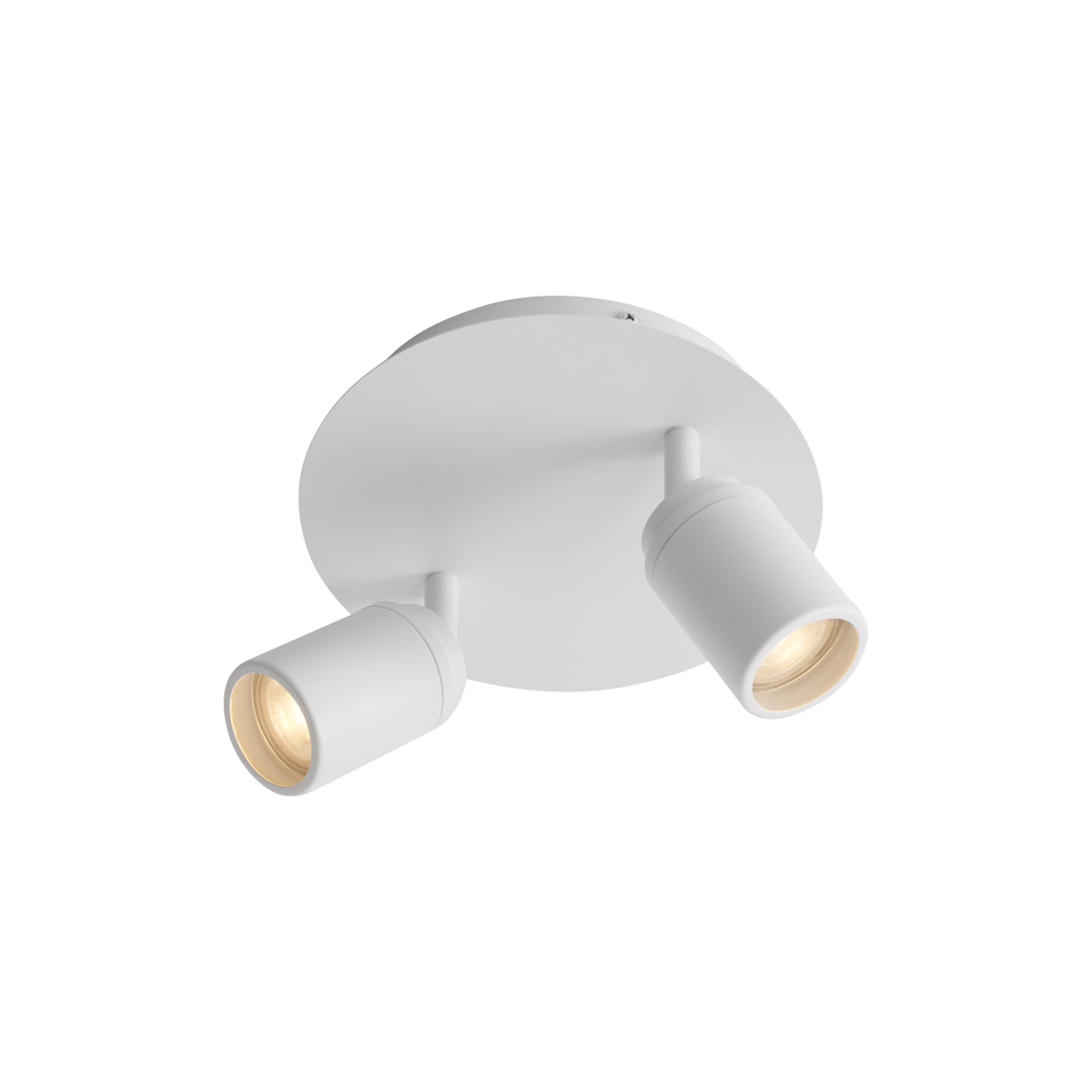 Nowoczesny reflektor łazienkowy biały 2-punktowy IP44 - Ducha