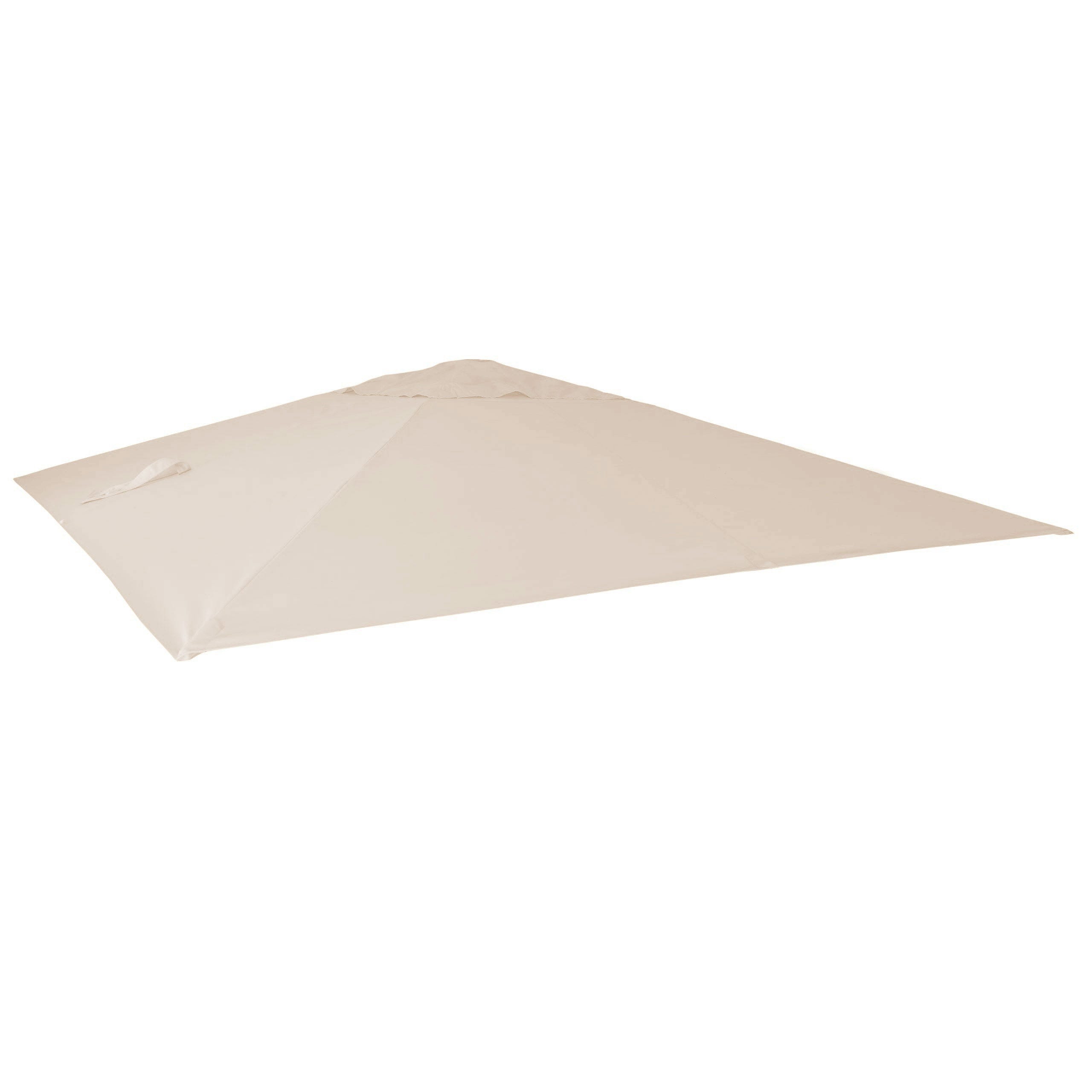 Mendler Telo Copertura Per Ombrelloni Quadrati Decentrati - 335x335 Cm, Rosso, Idrorepellente E Anti-UV In Poliestere 220g/m²
