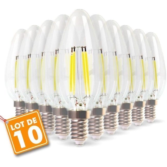 Lampadina LED E14 9W a oliva bianco caldo - D'Alessandris Lampadina LED E14 9W a oliva bianco caldo - D'Alessandris