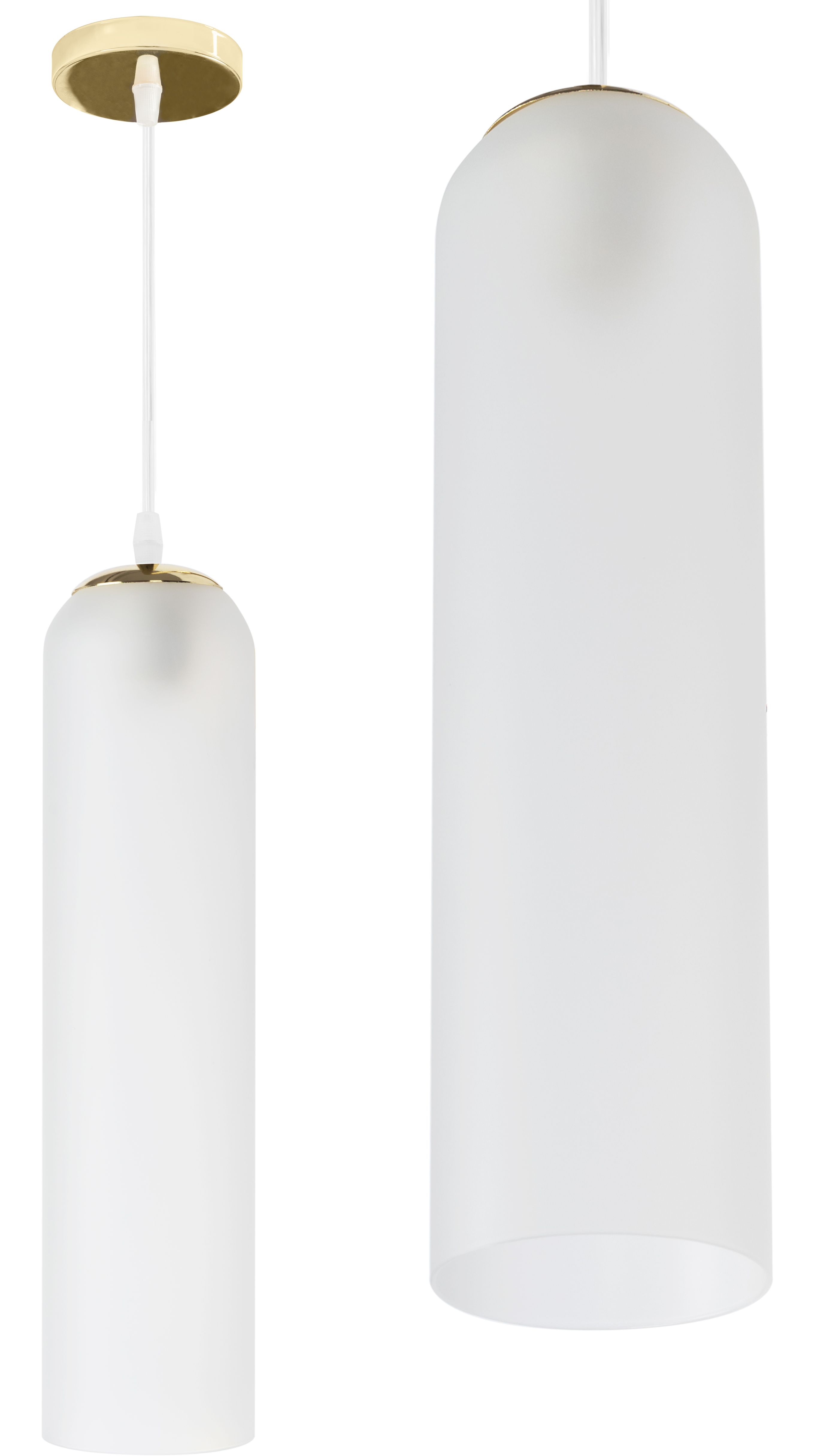 Lampa Sufitowa Wisząca Toolight App665-1Cp Złoty Biały