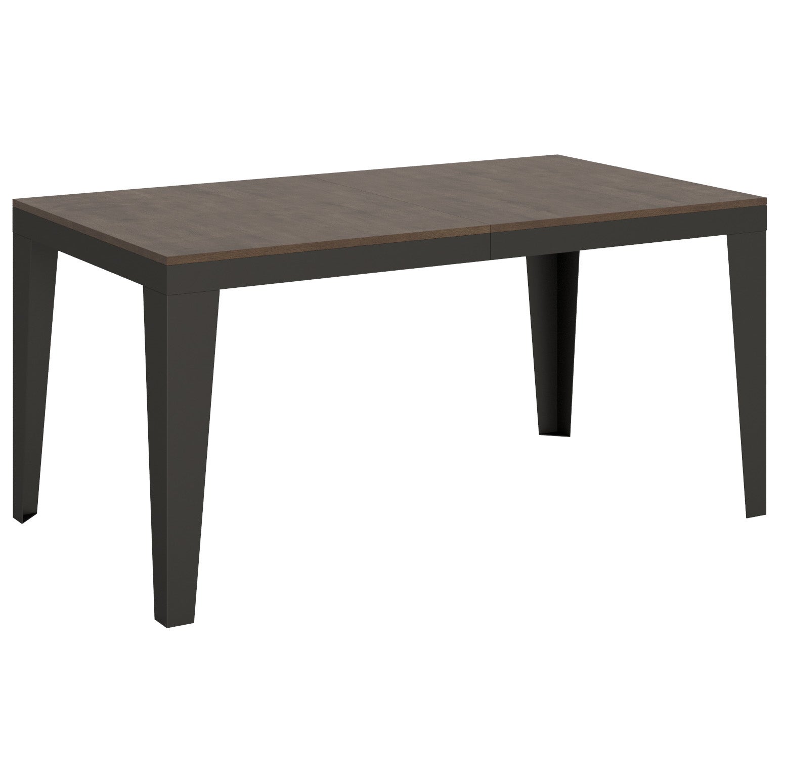 Stół rozkładany 90x160/264 cm Flame Evolution Orzech Antracyt rama