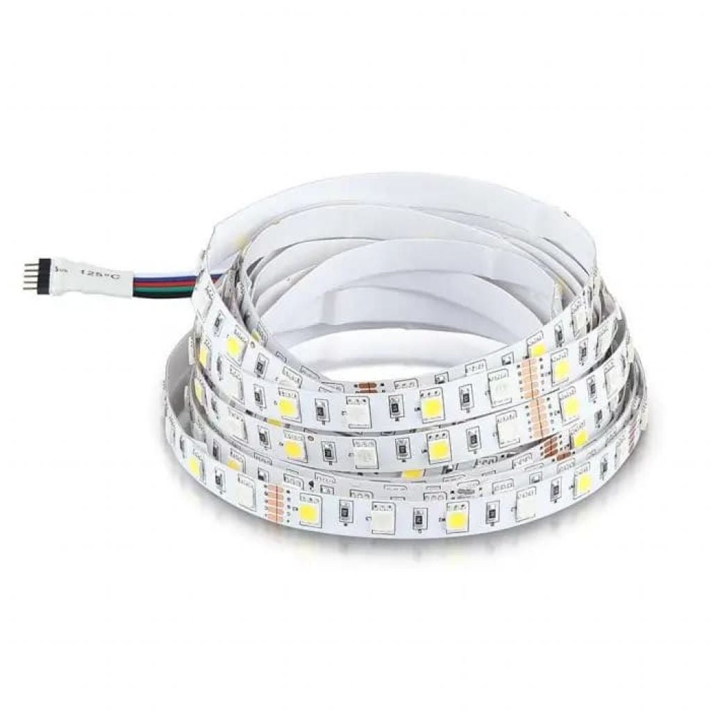 Taśma LED SMD5050 8W/m 5m 60 LED/m 12V RGB + 6500K IP20 10mm - 6