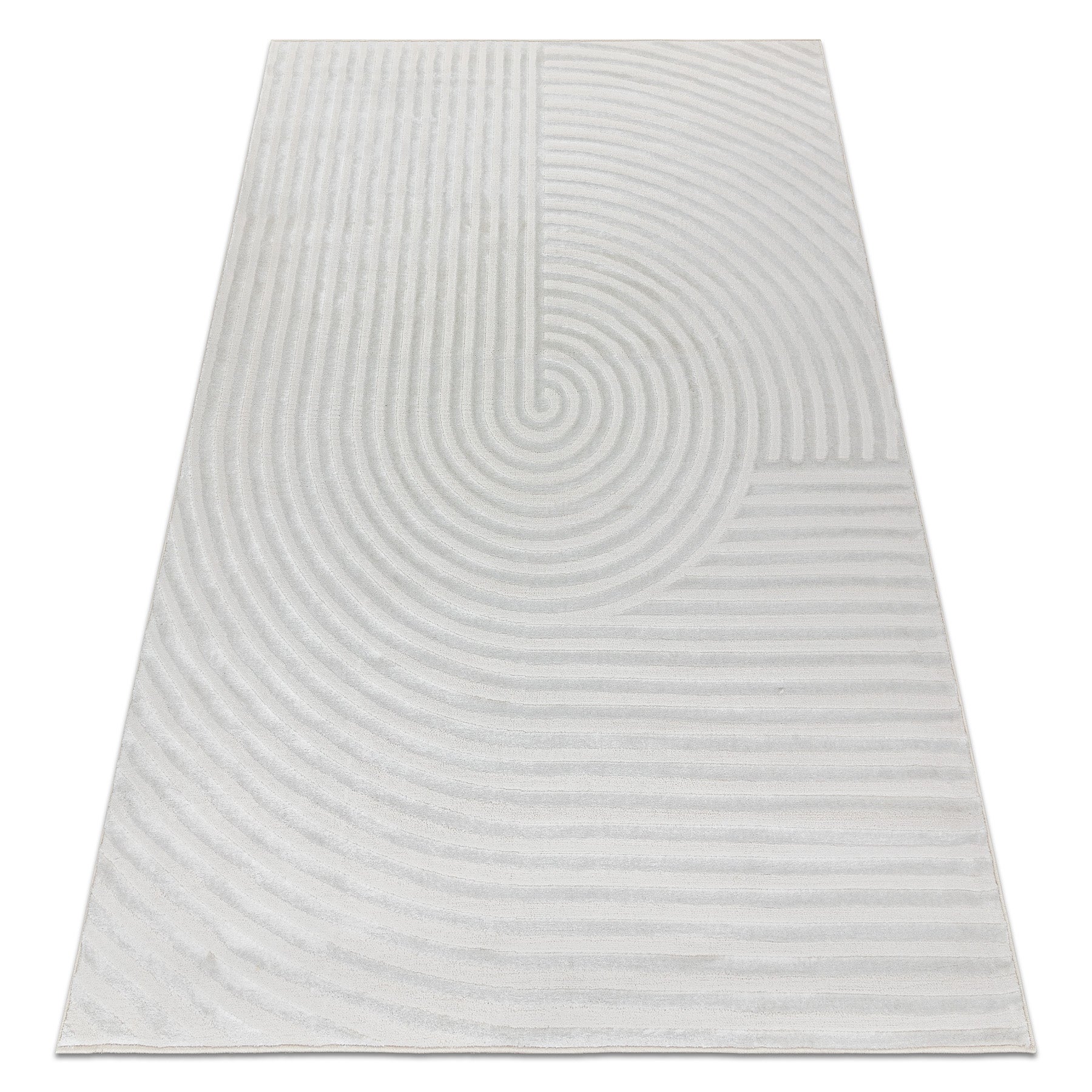 Dywan BALANCE 1921 krem - Geometryczny, strukturalny, glamour 140x190 cm