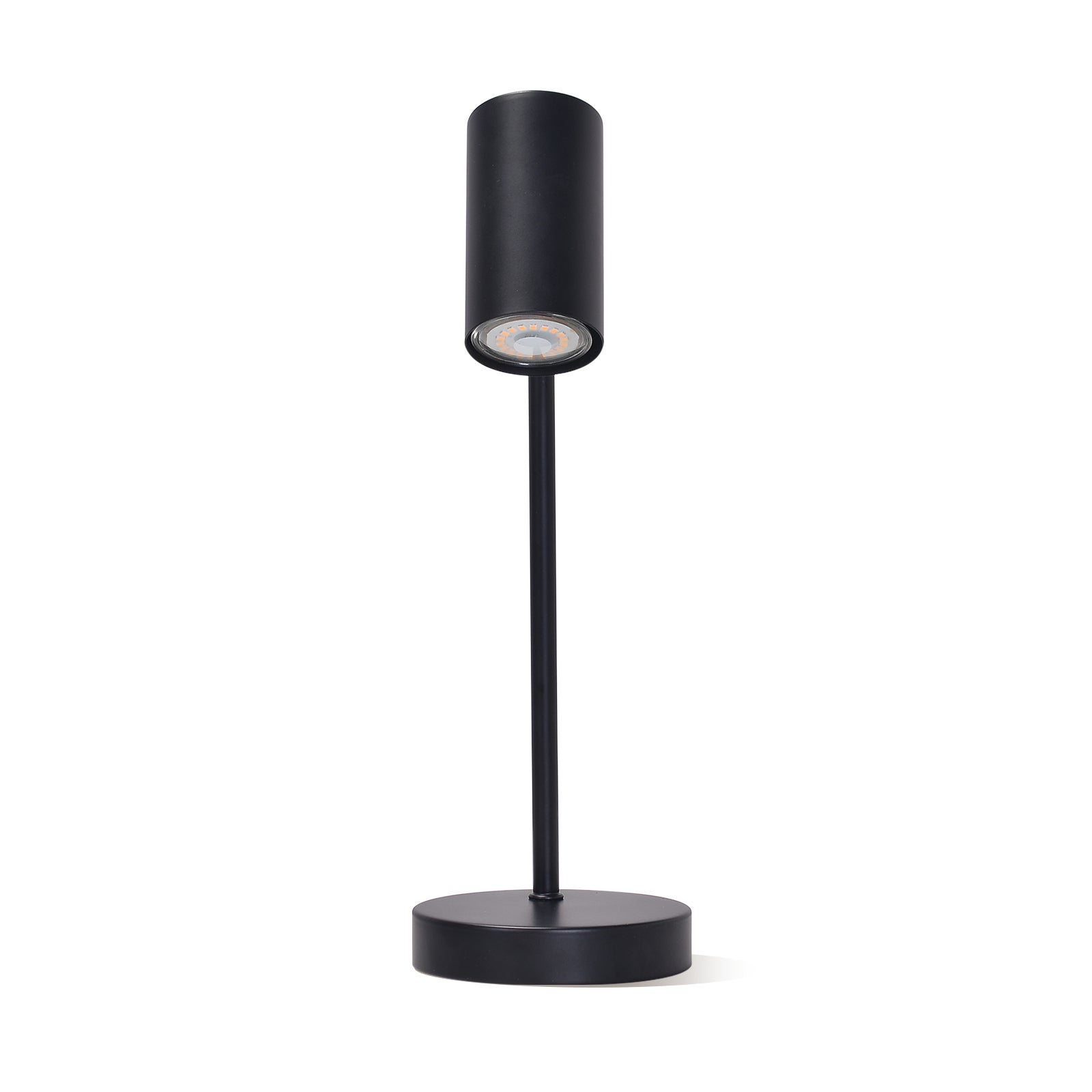 NETTLIFE lampe de chevet lampe de table noire salon pivotante 350° GU10 métal bureau - 6