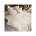 Ensemble De Draps : Drap-housse, Drap Plat, Taie(s) D'oreiller En Satin De Coton - Tissé Jacquard - Dessin Rayure Gris Foncé Ensemble De Draps : Drap-housse, Drap Plat, Taie(s) D'oreiller En Satin De Coton - Tissé Jacquard - Dessin Rayure Gris Foncé